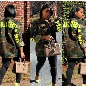 Classy army fatigue jacket. 3x ONLY AVAILABLE